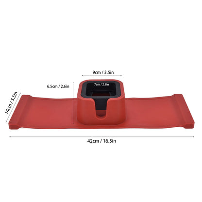 Couch Cup Holder Spill Proof Ergonomic Sofa Drink Holder Tray with Adjustable Stand and Adhesive Base V1294-YM0523-3118220048411