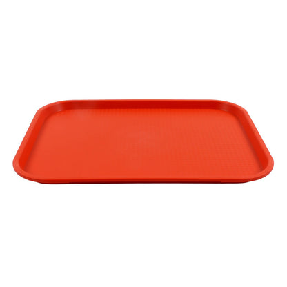 2Pcs Fast Food Tray Stackable Rectangular Light Weight Anti Slip PP Food Service Tray for Restaurants V1294-YM0523-3118220048514