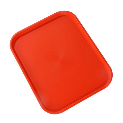 2Pcs Fast Food Tray Stackable Rectangular Light Weight Anti Slip PP Food Service Tray for Restaurants V1294-YM0523-3118220048514