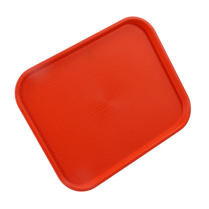 2Pcs Fast Food Tray Stackable Rectangular Light Weight Anti Slip PP Food Service Tray for Restaurants V1294-YM0523-3118220048514