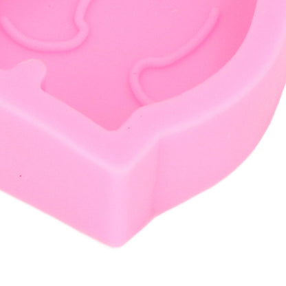 2Pcs Silicone Mold Cute Bear Shape Easy Demoulding Flexible Soft Baking Mold for DIY Cake Fondant Chocolate V1294-YM0523-3118220048811