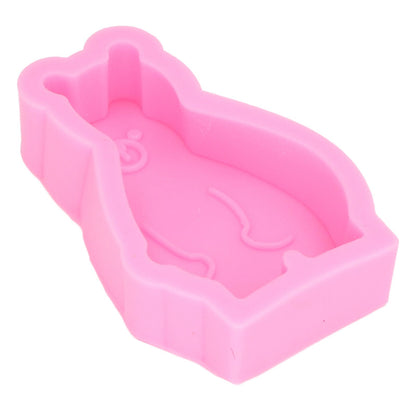2Pcs Silicone Mold Cute Bear Shape Easy Demoulding Flexible Soft Baking Mold for DIY Cake Fondant Chocolate V1294-YM0523-3118220048811