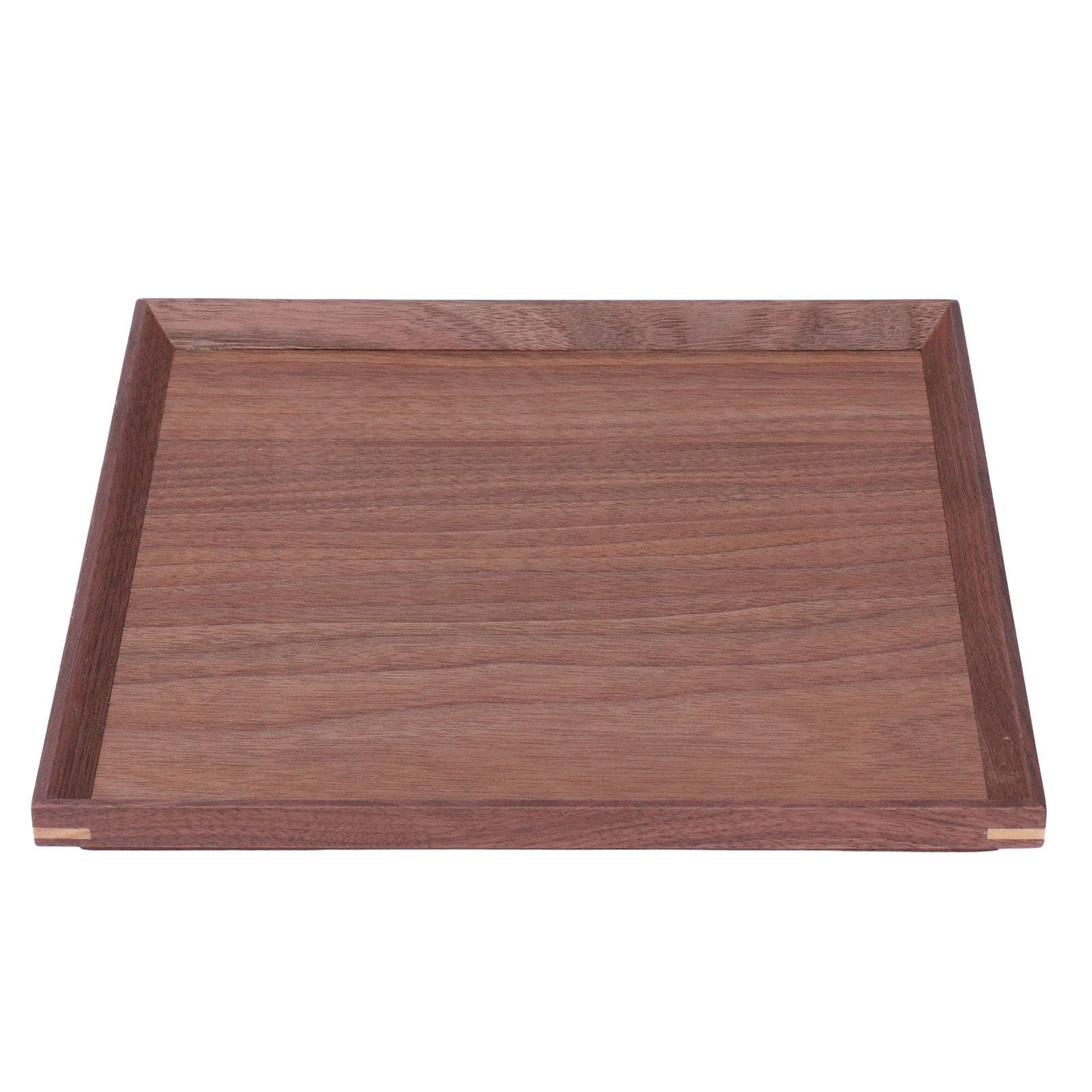 Wooden Tray Quadrate Shape Black Walnut Retro Classic Chinese Style Decorative Serving Tray for Tableware M V1294-YM0523-3118220049012