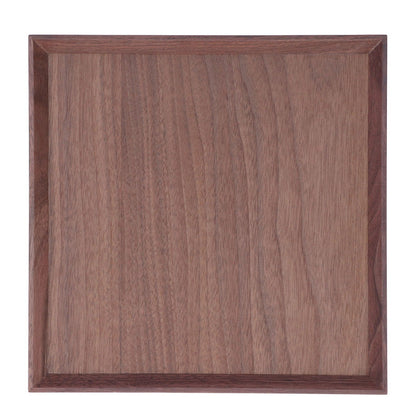 Wooden Tray Quadrate Shape Black Walnut Retro Classic Chinese Style Decorative Serving Tray for Tableware M V1294-YM0523-3118220049012