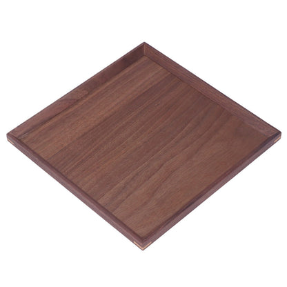Wooden Tray Quadrate Shape Black Walnut Retro Classic Chinese Style Decorative Serving Tray for Tableware M V1294-YM0523-3118220049012