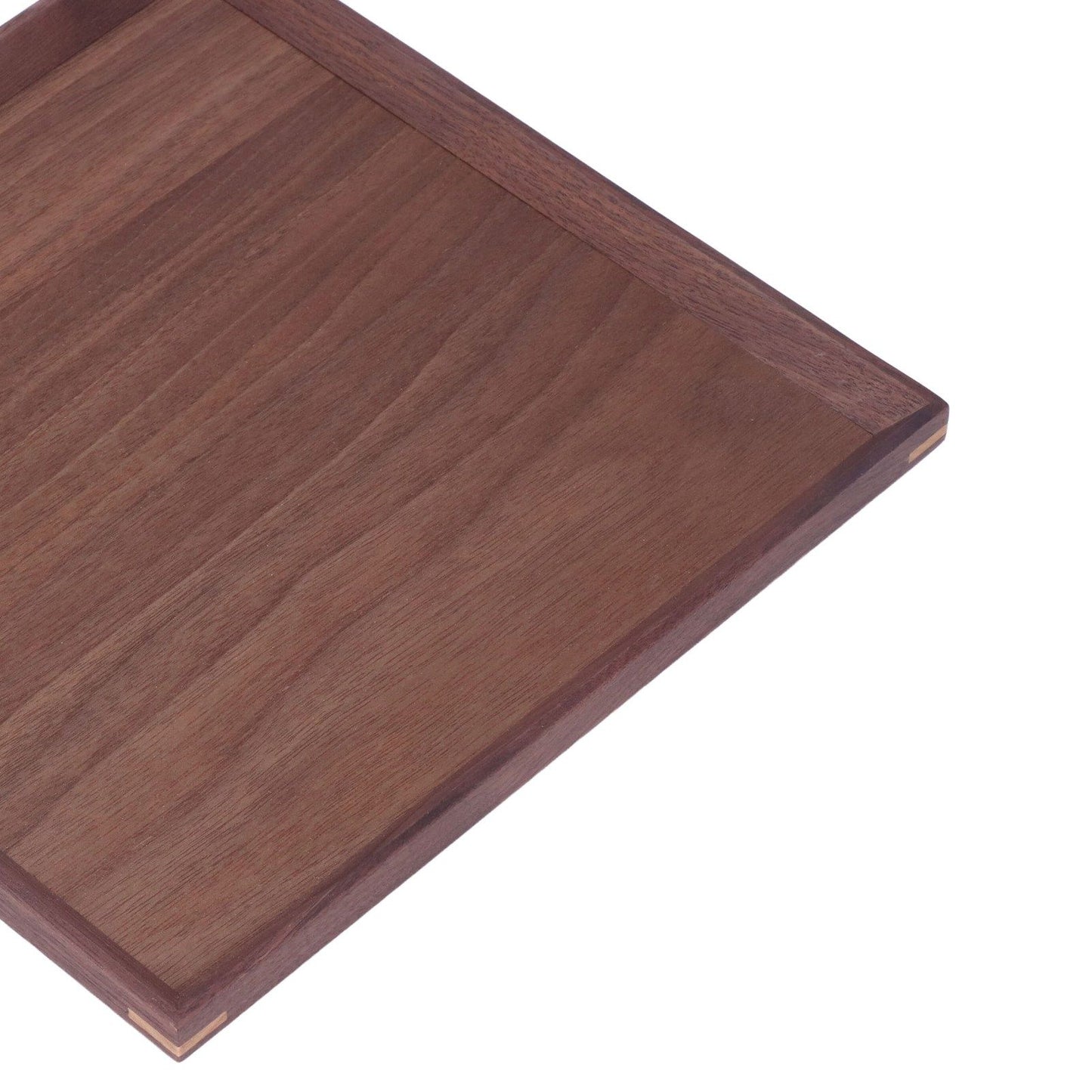 Wooden Tray Quadrate Shape Black Walnut Retro Classic Chinese Style Decorative Serving Tray for Tableware M V1294-YM0523-3118220049012
