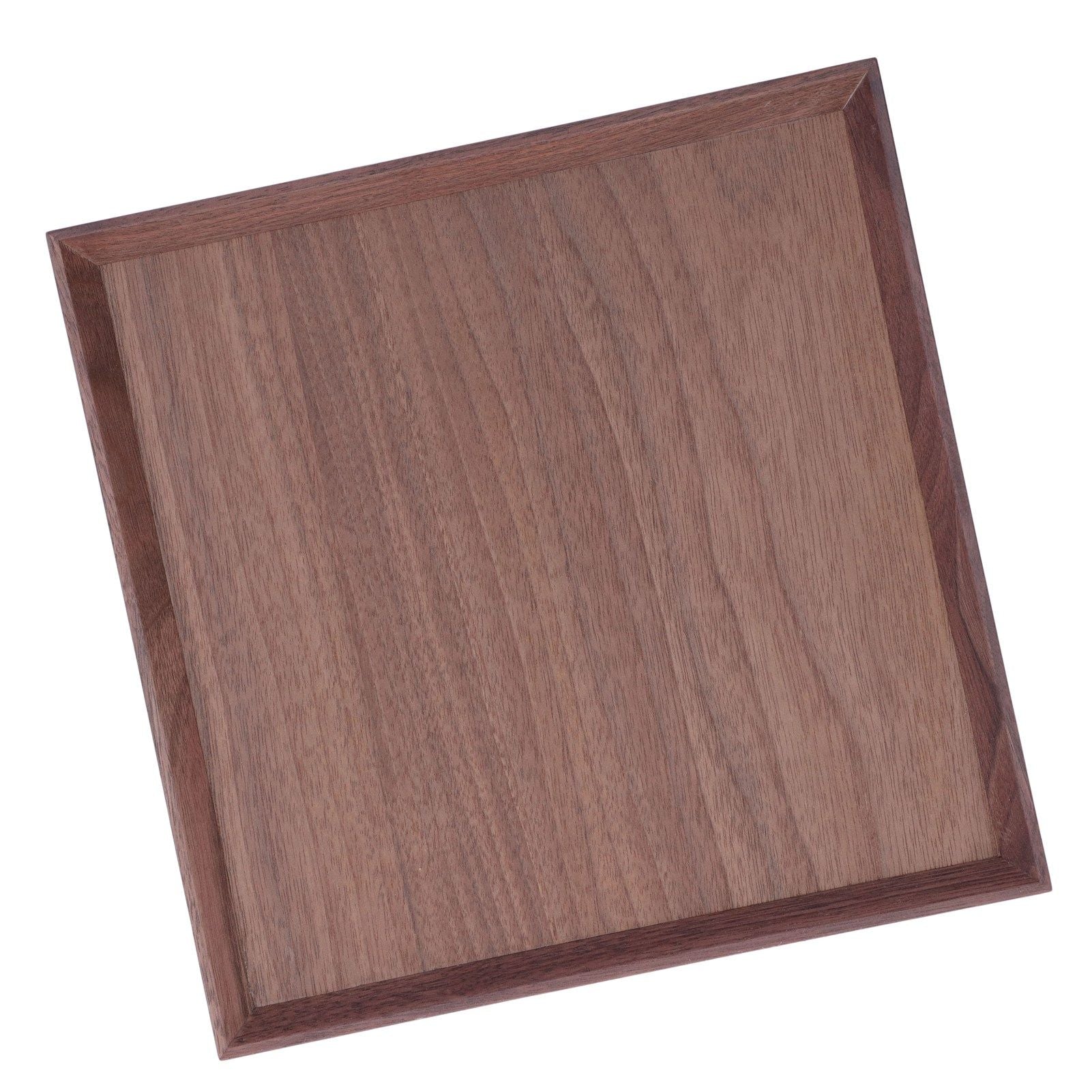 Wooden Tray Quadrate Shape Black Walnut Retro Classic Chinese Style Decorative Serving Tray for Tableware M V1294-YM0523-3118220049012