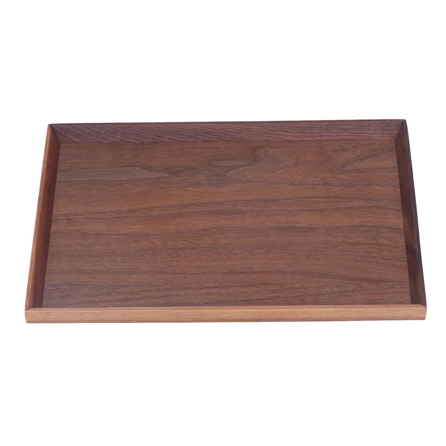 Walnut Wooden Tray Rectangle Serving Tray Tenon Structure Chinese For Tea Fruit Dessert Bread S V1294-YM0523-3118220049111