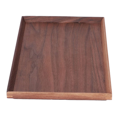 Walnut Wooden Tray Rectangle Serving Tray Tenon Structure Chinese For Tea Fruit Dessert Bread S V1294-YM0523-3118220049111