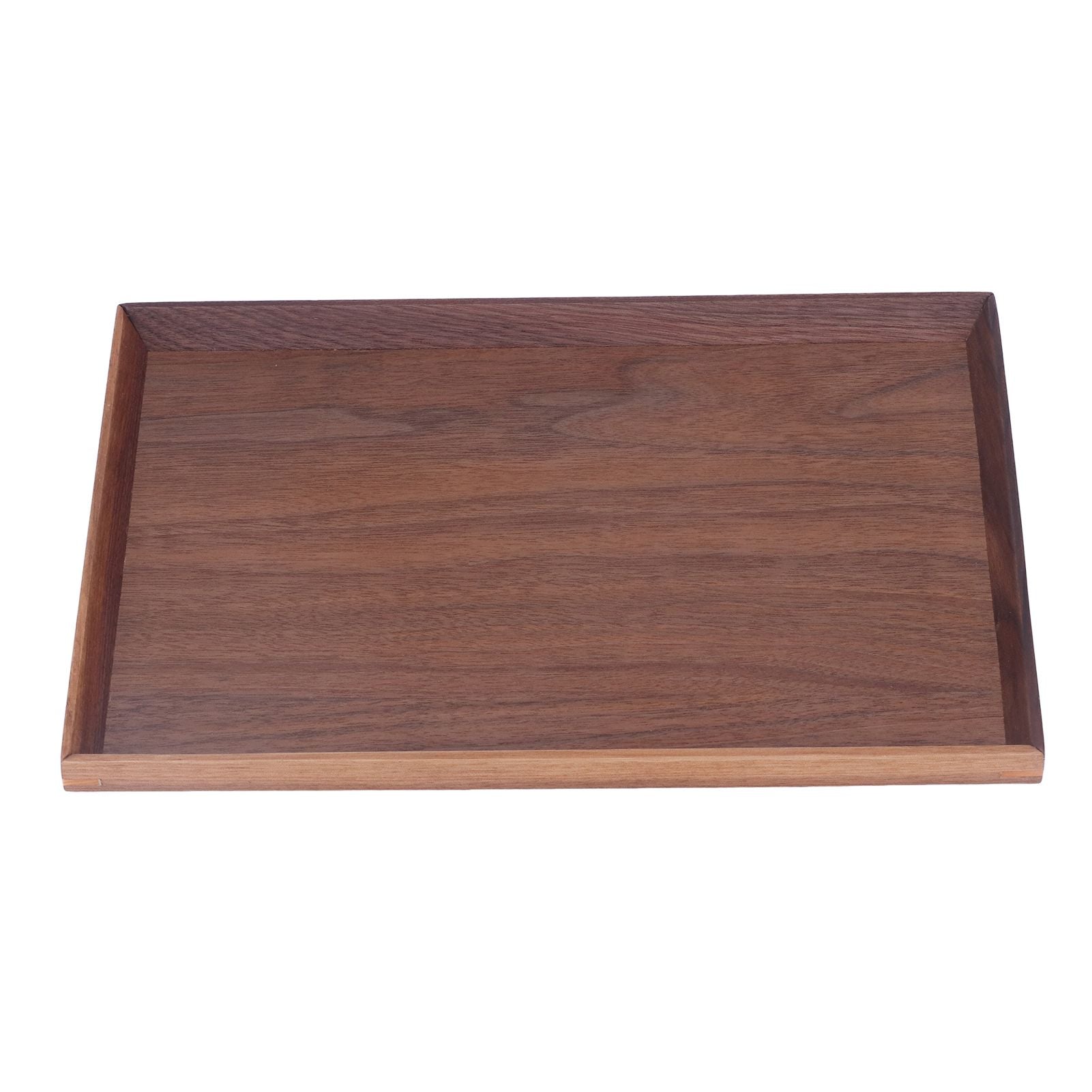 Walnut Wooden Tray Rectangle Serving Tray Tenon Structure Chinese For Tea Fruit Dessert Bread M V1294-YM0523-3118220049112