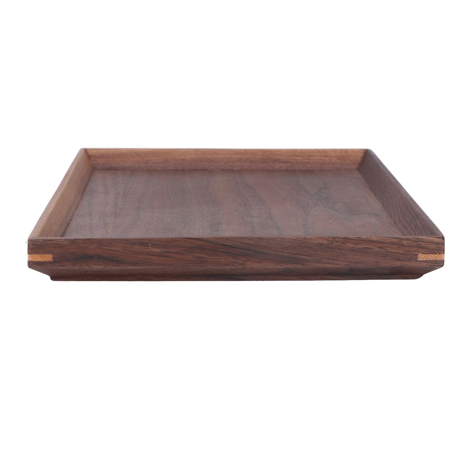 Walnut Wooden Tray Rectangle Serving Tray Tenon Structure Chinese For Tea Fruit Dessert Bread L V1294-YM0523-3118220049113