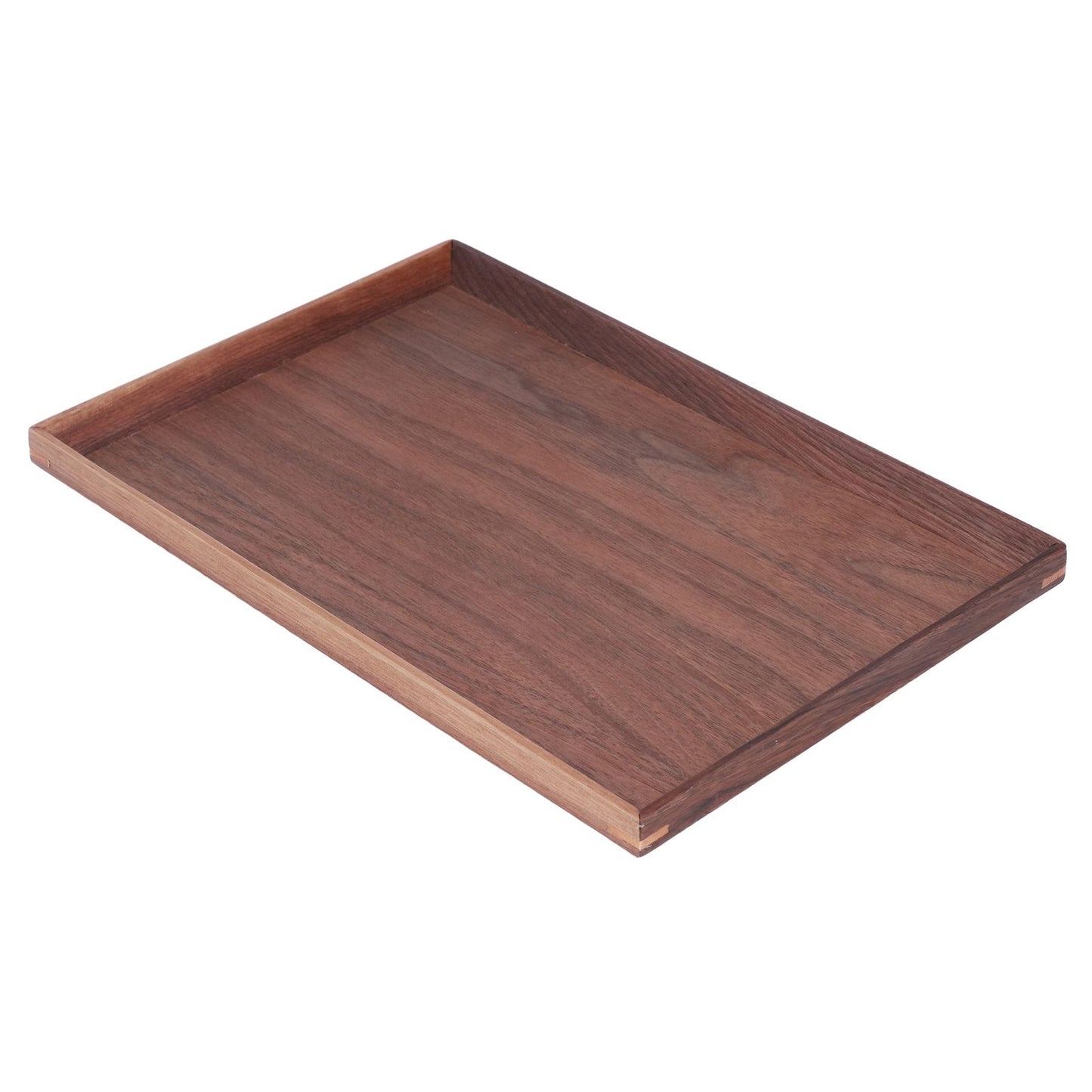 Walnut Wooden Tray Rectangle Serving Tray Tenon Structure Chinese For Tea Fruit Dessert Bread L V1294-YM0523-3118220049113