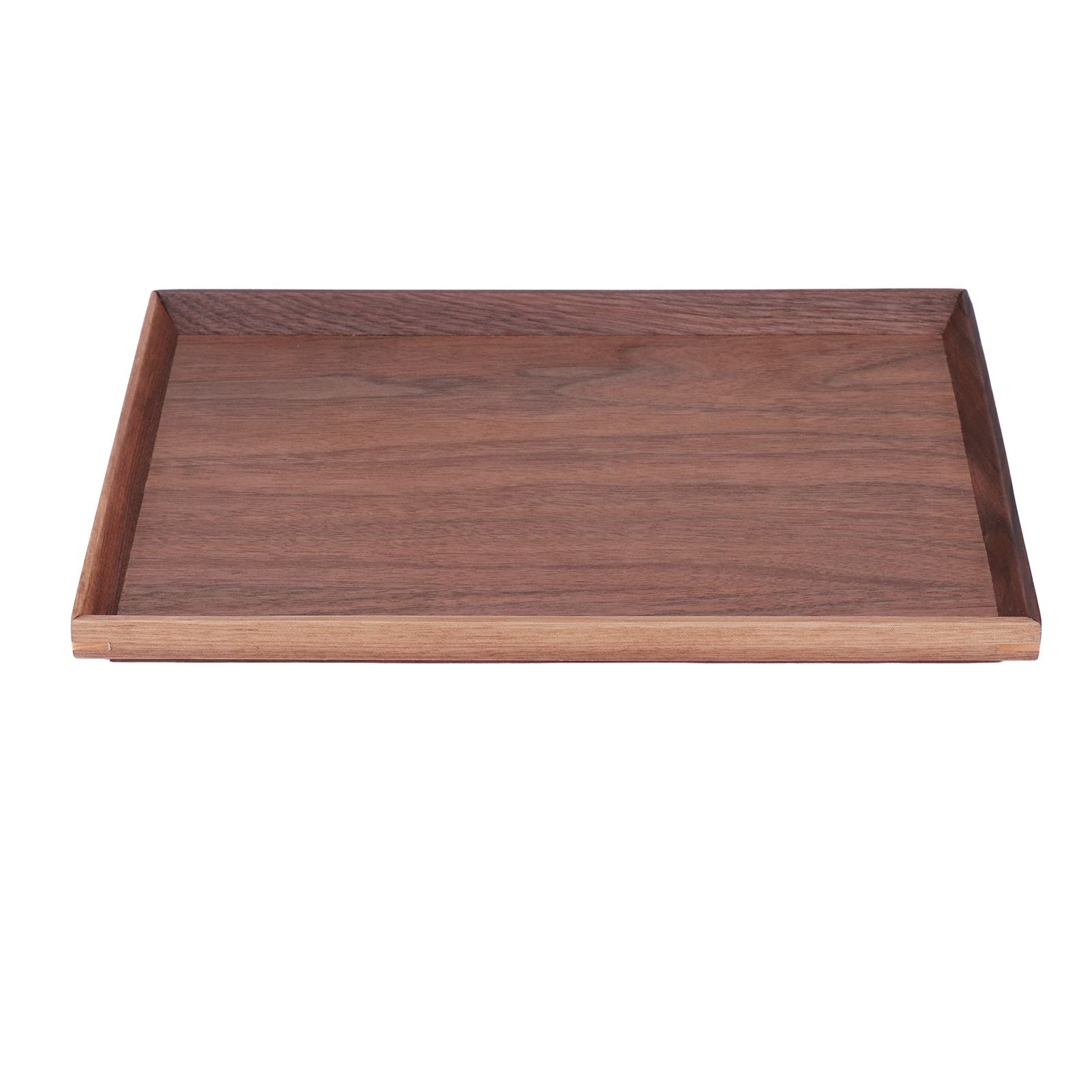 Walnut Wooden Tray Rectangle Serving Tray Tenon Structure Chinese For Tea Fruit Dessert Bread L V1294-YM0523-3118220049113