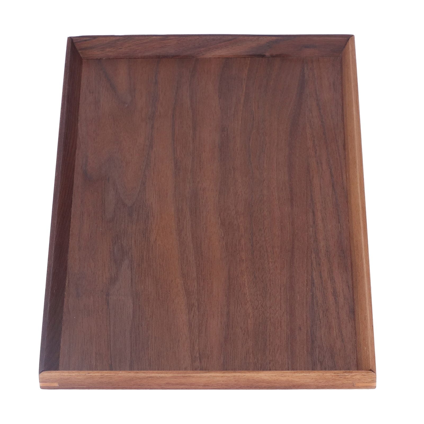 Walnut Wooden Tray Rectangle Serving Tray Tenon Structure Chinese For Tea Fruit Dessert Bread L V1294-YM0523-3118220049113