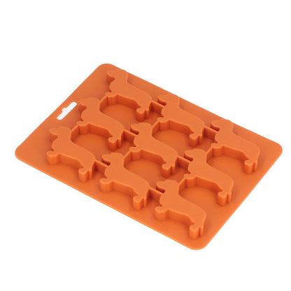 Silicone Ice Cube Trays Dog Shaped Silicone Ice Cube Mold for Chocolate Crayons Candles Yoghurt V1294-YM0523-3118220050411