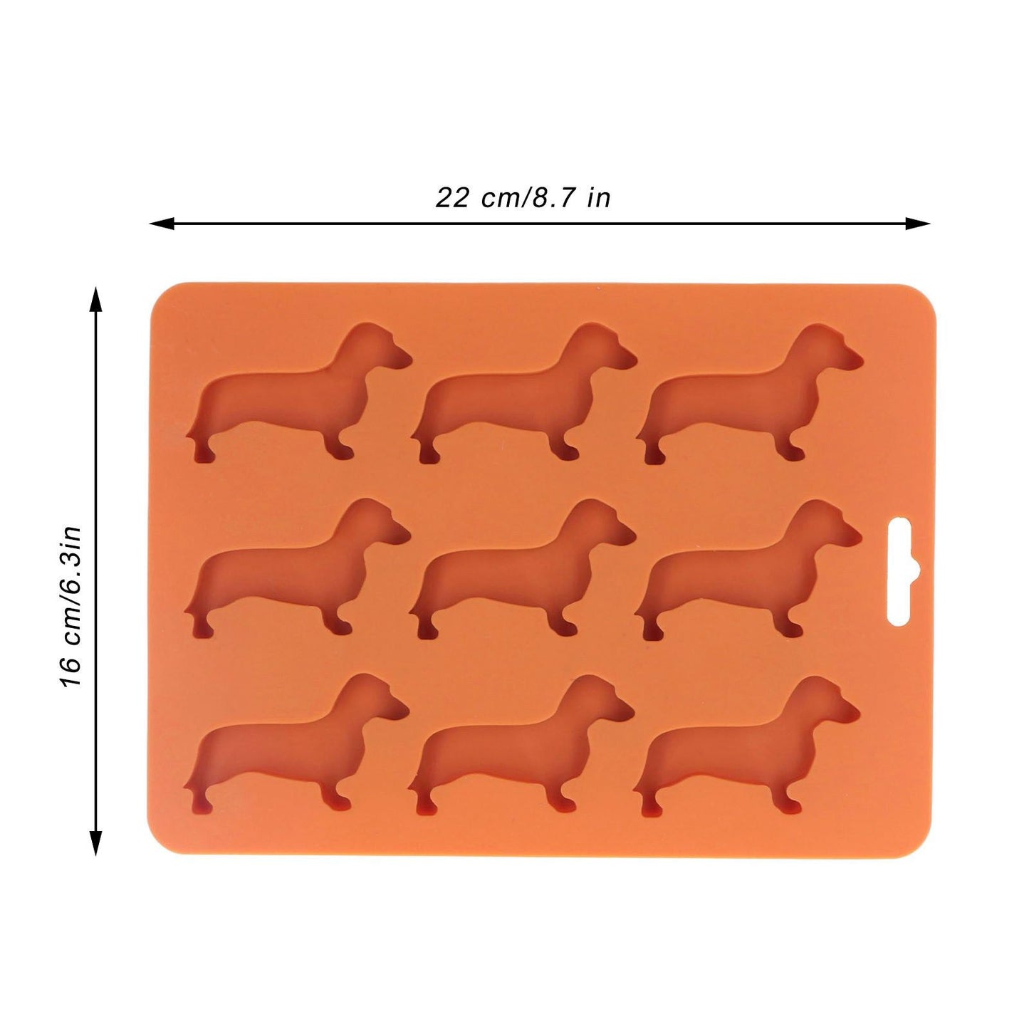 Silicone Ice Cube Trays Dog Shaped Silicone Ice Cube Mold for Chocolate Crayons Candles Yoghurt V1294-YM0523-3118220050411