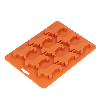 Silicone Ice Cube Trays Dog Shaped Silicone Ice Cube Mold for Chocolate Crayons Candles Yoghurt V1294-YM0523-3118220050411