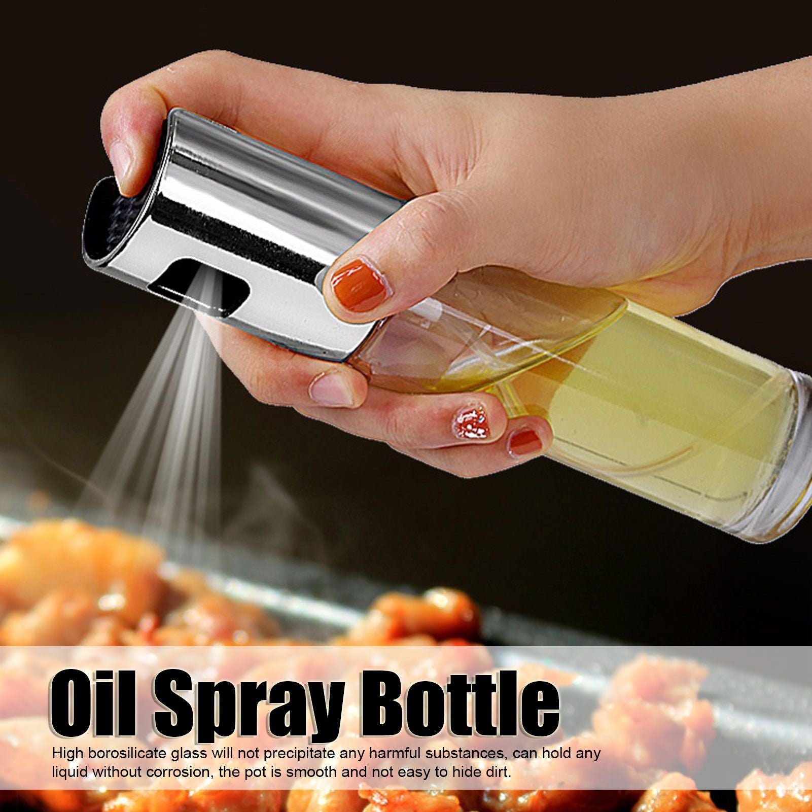 Oil Spray Bottle Versatile Olive Oil Sprayer Mister for Cooking Baking Roasting Grilling V1294-YM0523-3118220051411