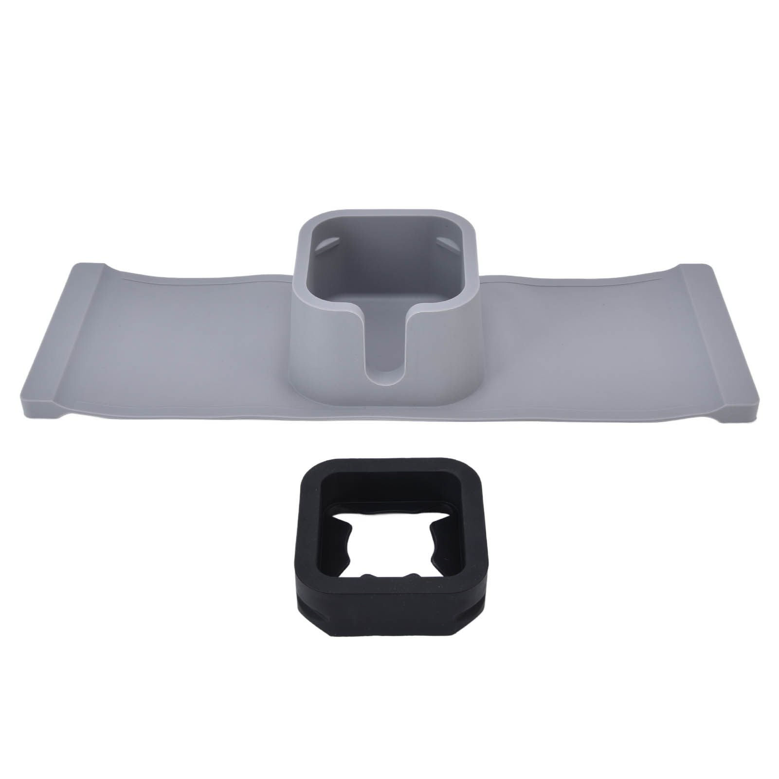 Cup Holder Couch Arm Cup Holder Sofa Arm Cup Tray Silicone Body for Living Room Balcony Gray V1294-YM0523-3118220051511