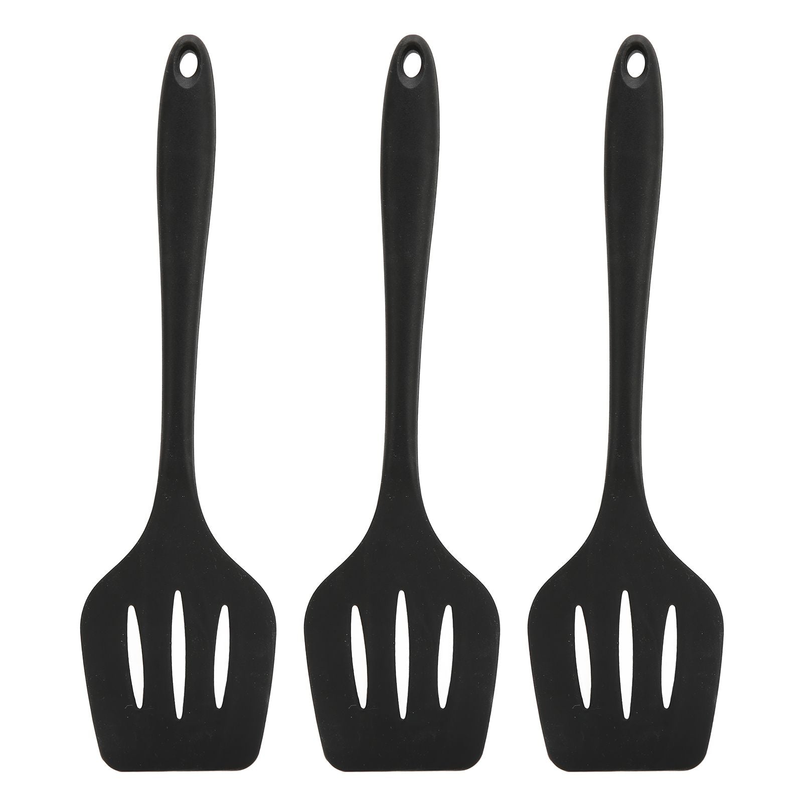3Pcs Silicone Spatula Easy Cleaning Odorless Food Grade Silicone Slotted Turner Spatula Multifunctional V1294-YM0523-3118220053211