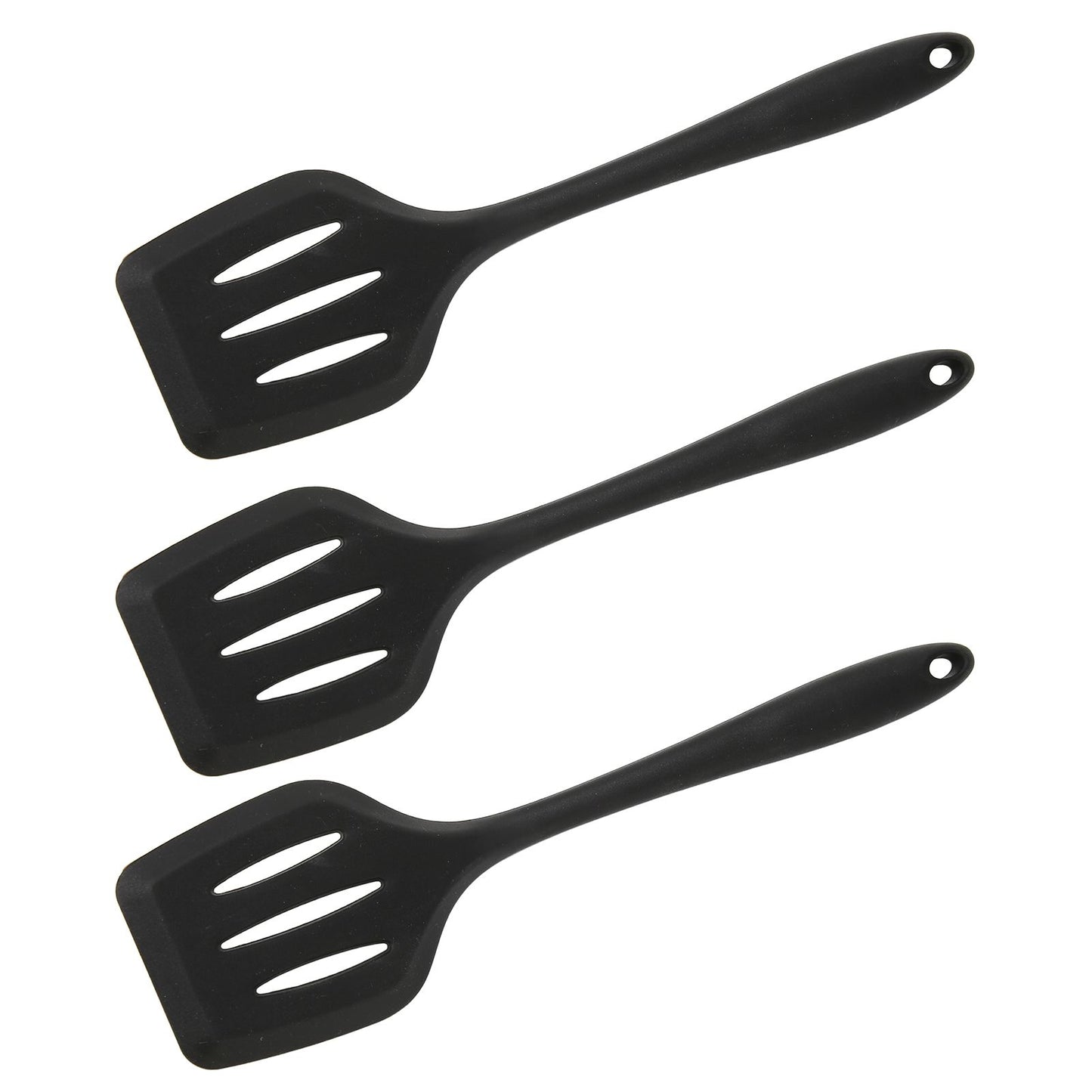 3Pcs Silicone Spatula Easy Cleaning Odorless Food Grade Silicone Slotted Turner Spatula Multifunctional V1294-YM0523-3118220053211