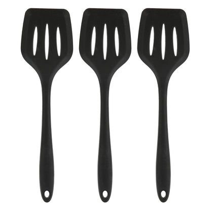 3Pcs Silicone Spatula Easy Cleaning Odorless Food Grade Silicone Slotted Turner Spatula Multifunctional V1294-YM0523-3118220053211