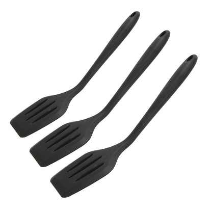 3Pcs Silicone Spatula Easy Cleaning Odorless Food Grade Silicone Slotted Turner Spatula Multifunctional V1294-YM0523-3118220053211