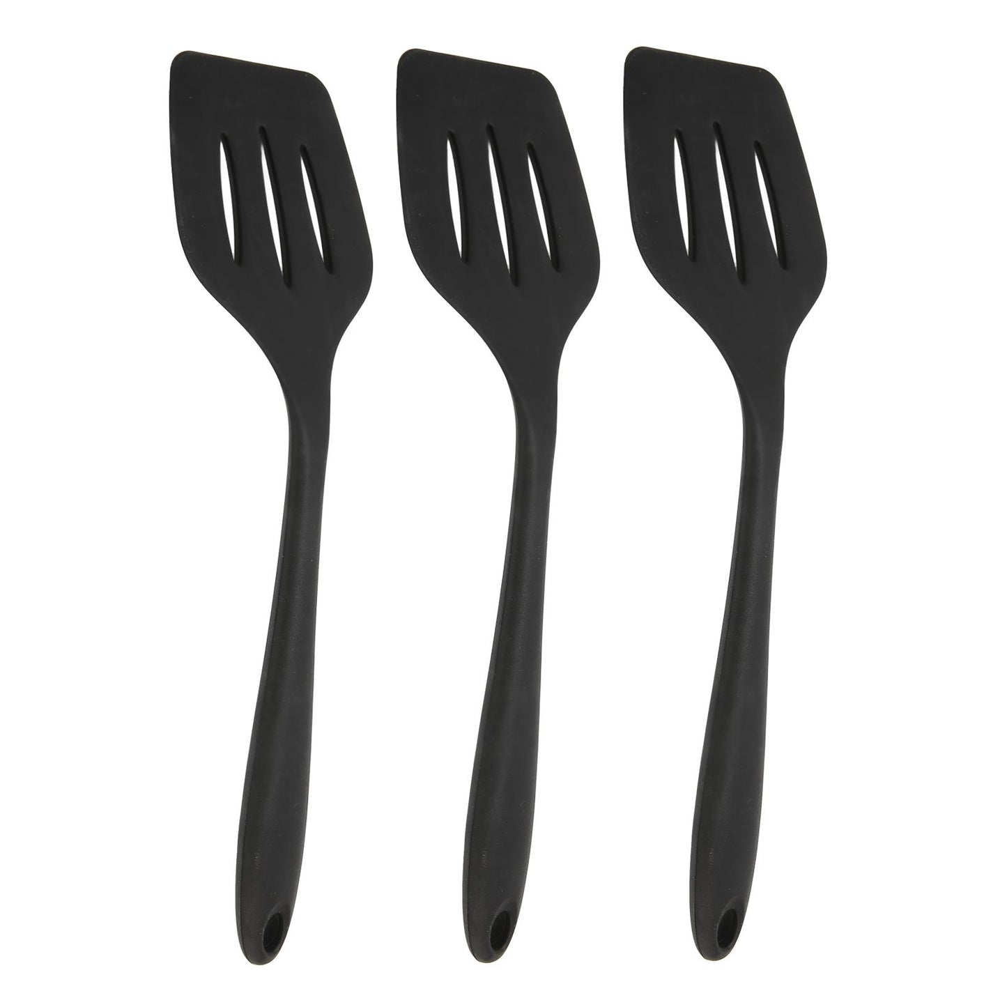 3Pcs Silicone Spatula Easy Cleaning Odorless Food Grade Silicone Slotted Turner Spatula Multifunctional V1294-YM0523-3118220053211