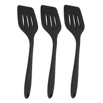 3Pcs Silicone Spatula Easy Cleaning Odorless Food Grade Silicone Slotted Turner Spatula Multifunctional V1294-YM0523-3118220053211