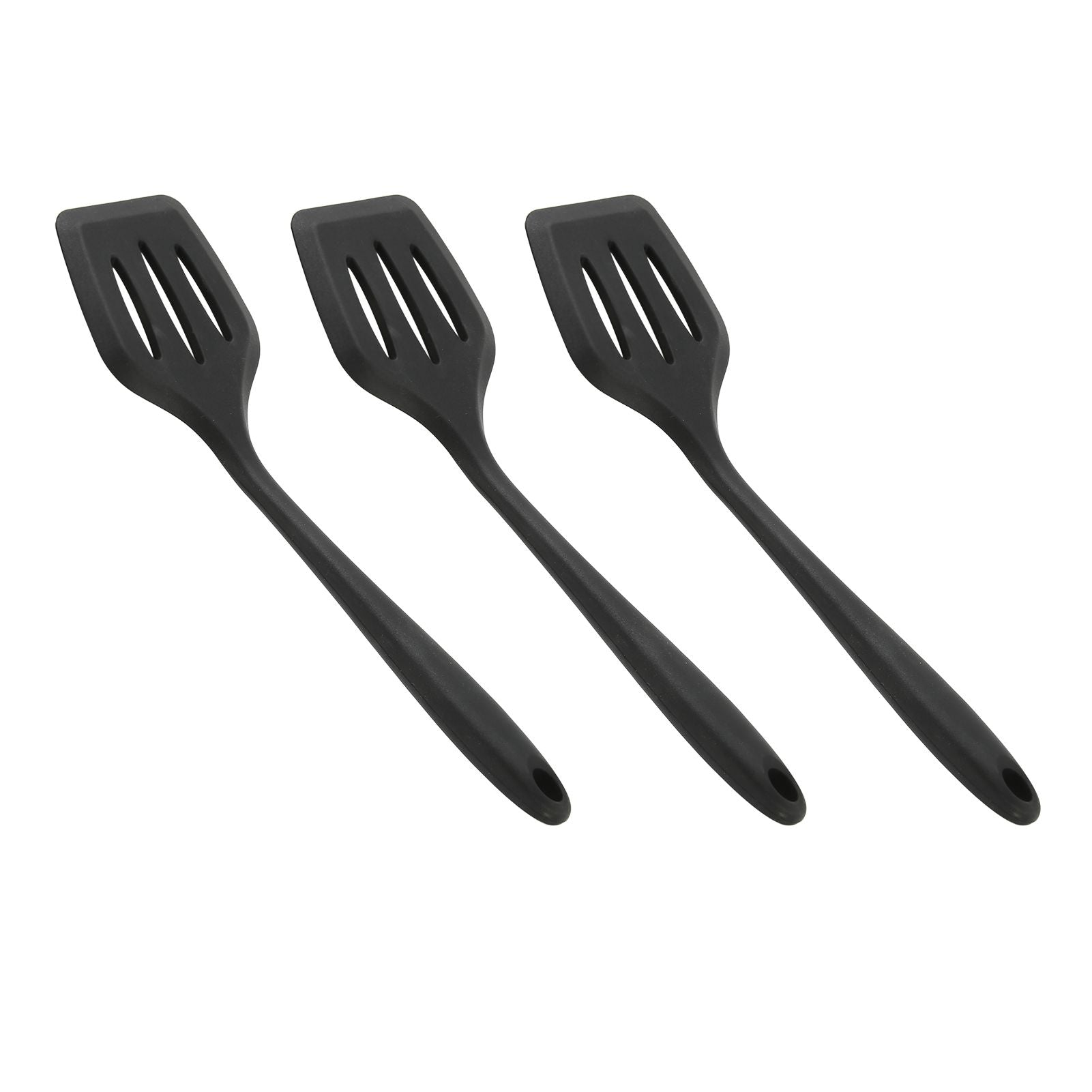 3Pcs Silicone Spatula Easy Cleaning Odorless Food Grade Silicone Slotted Turner Spatula Multifunctional V1294-YM0523-3118220053211