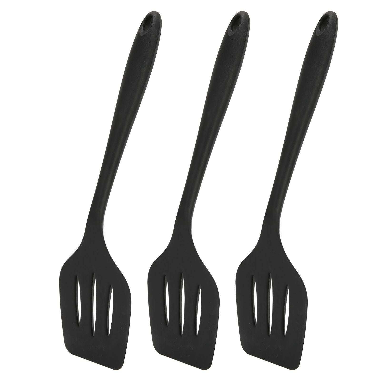 3Pcs Silicone Spatula Easy Cleaning Odorless Food Grade Silicone Slotted Turner Spatula Multifunctional V1294-YM0523-3118220053211