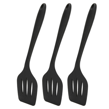 3Pcs Silicone Spatula Easy Cleaning Odorless Food Grade Silicone Slotted Turner Spatula Multifunctional V1294-YM0523-3118220053211