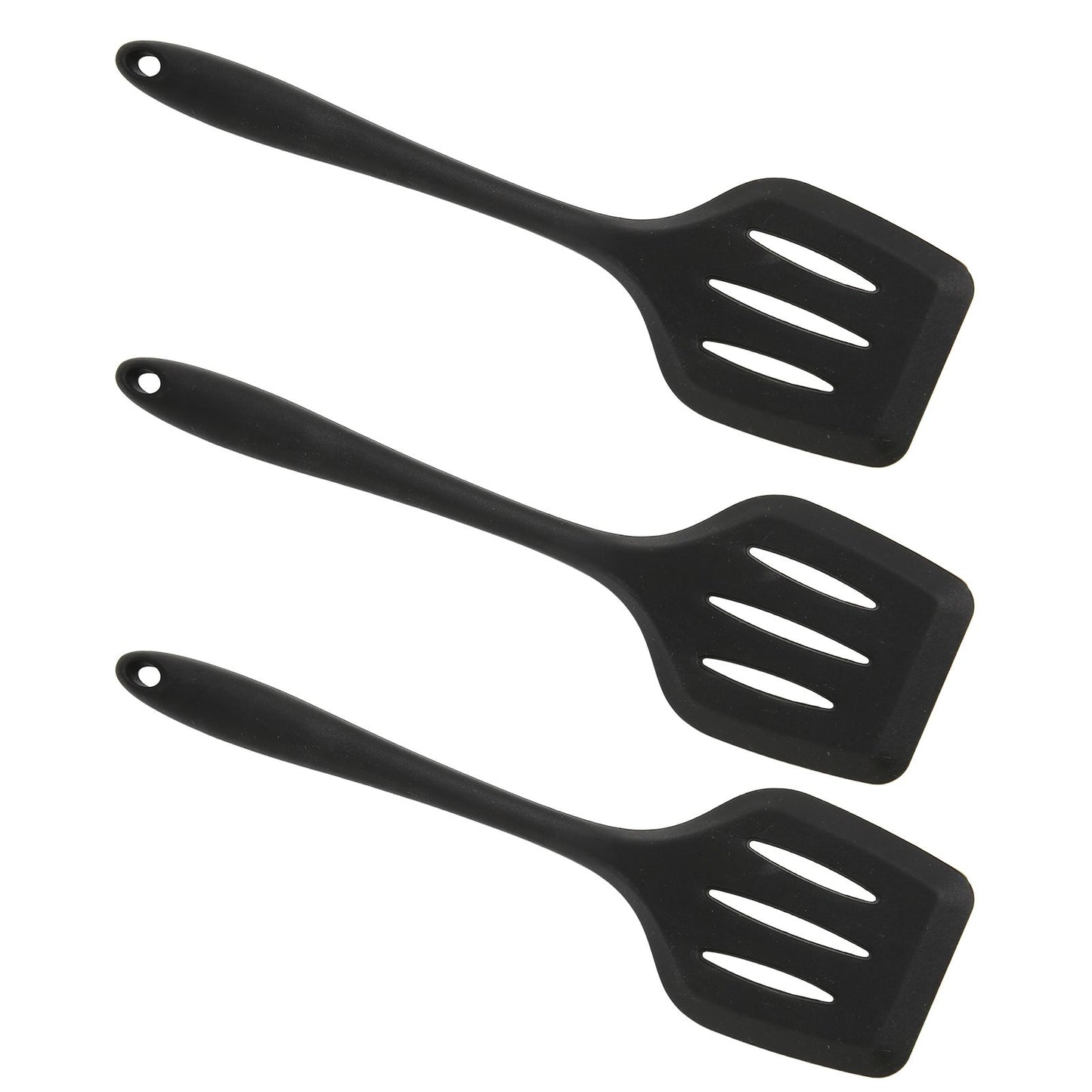 3Pcs Silicone Spatula Easy Cleaning Odorless Food Grade Silicone Slotted Turner Spatula Multifunctional V1294-YM0523-3118220053211