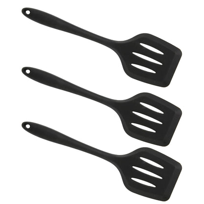 3Pcs Silicone Spatula Easy Cleaning Odorless Food Grade Silicone Slotted Turner Spatula Multifunctional V1294-YM0523-3118220053211