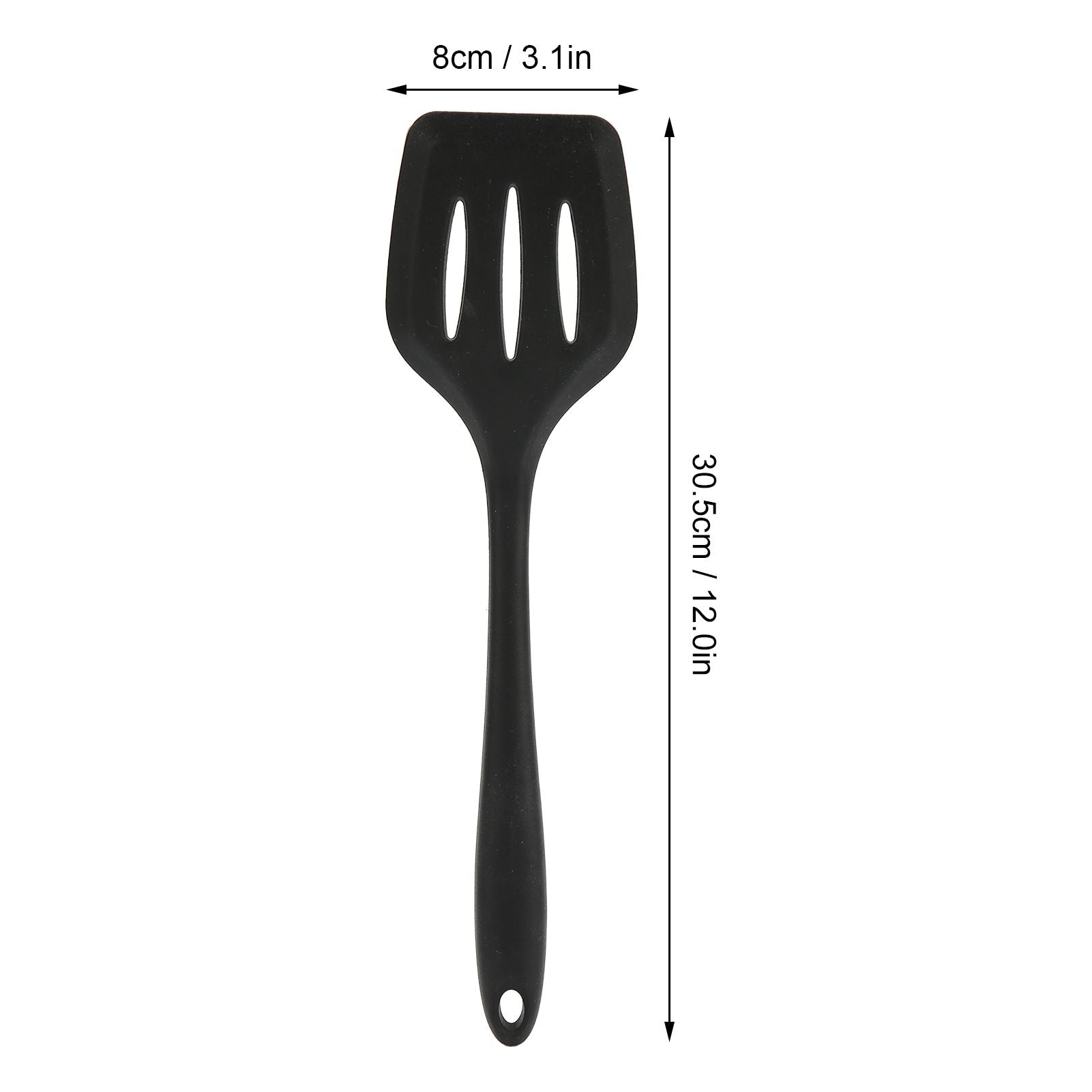 3Pcs Silicone Spatula Easy Cleaning Odorless Food Grade Silicone Slotted Turner Spatula Multifunctional V1294-YM0523-3118220053211