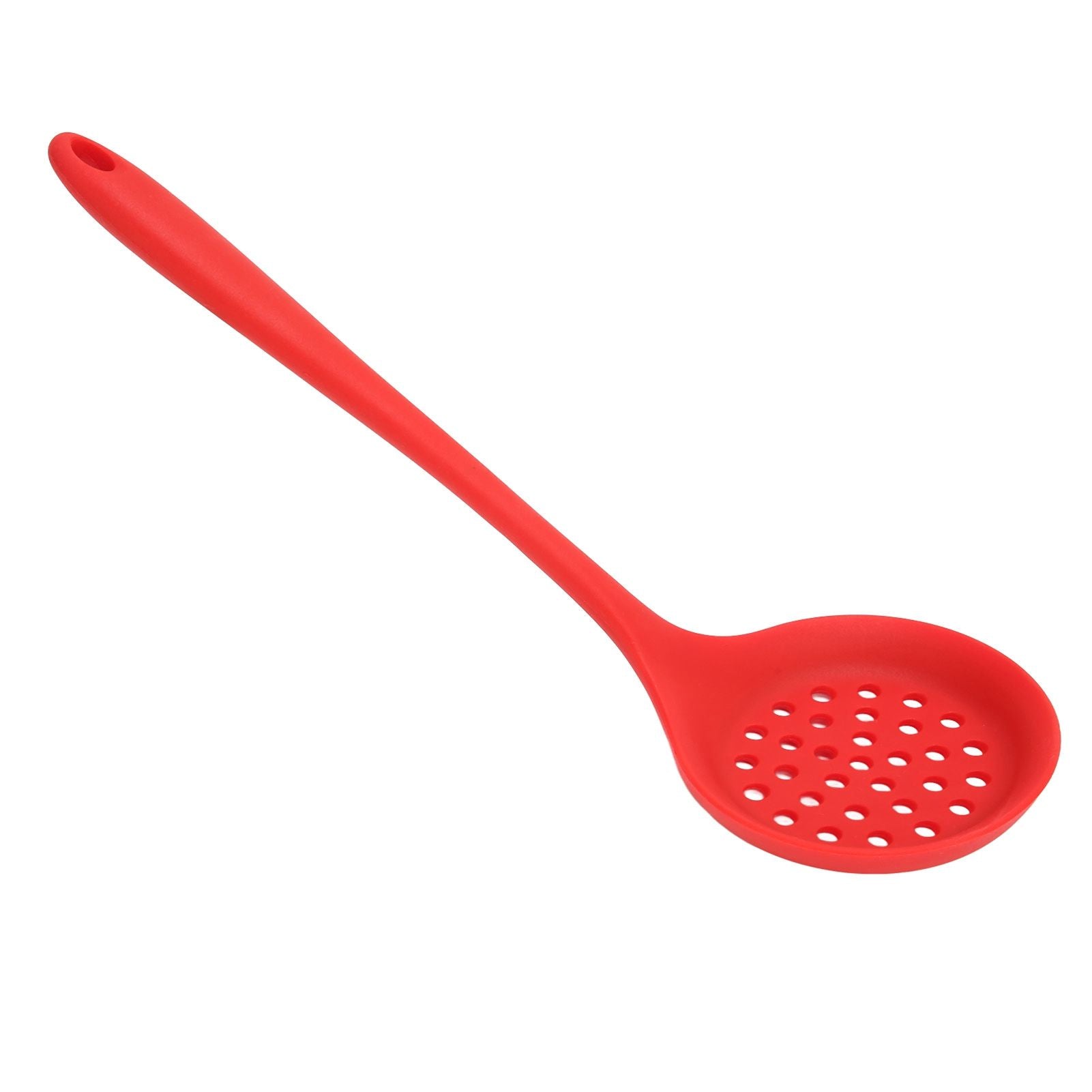 2Pcs Silicone Slotted Spoon Multifunction Soft Food Grade Silicone High Temperature Resistant Kitchen Ladle V1294-YM0523-3118220053411