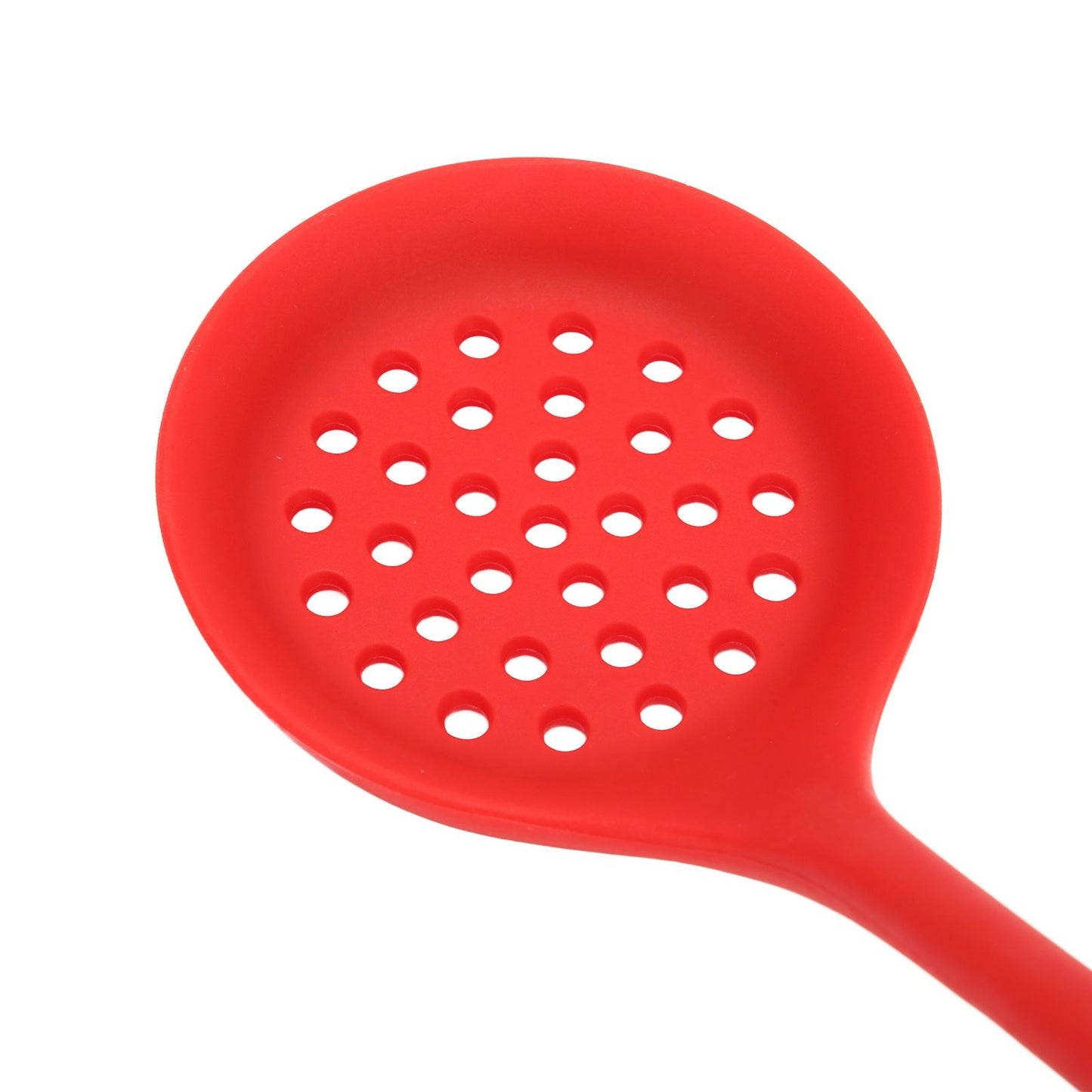 2Pcs Silicone Slotted Spoon Multifunction Soft Food Grade Silicone High Temperature Resistant Kitchen Ladle V1294-YM0523-3118220053411