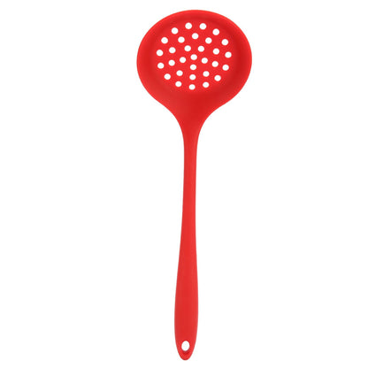 2Pcs Silicone Slotted Spoon Multifunction Soft Food Grade Silicone High Temperature Resistant Kitchen Ladle V1294-YM0523-3118220053411