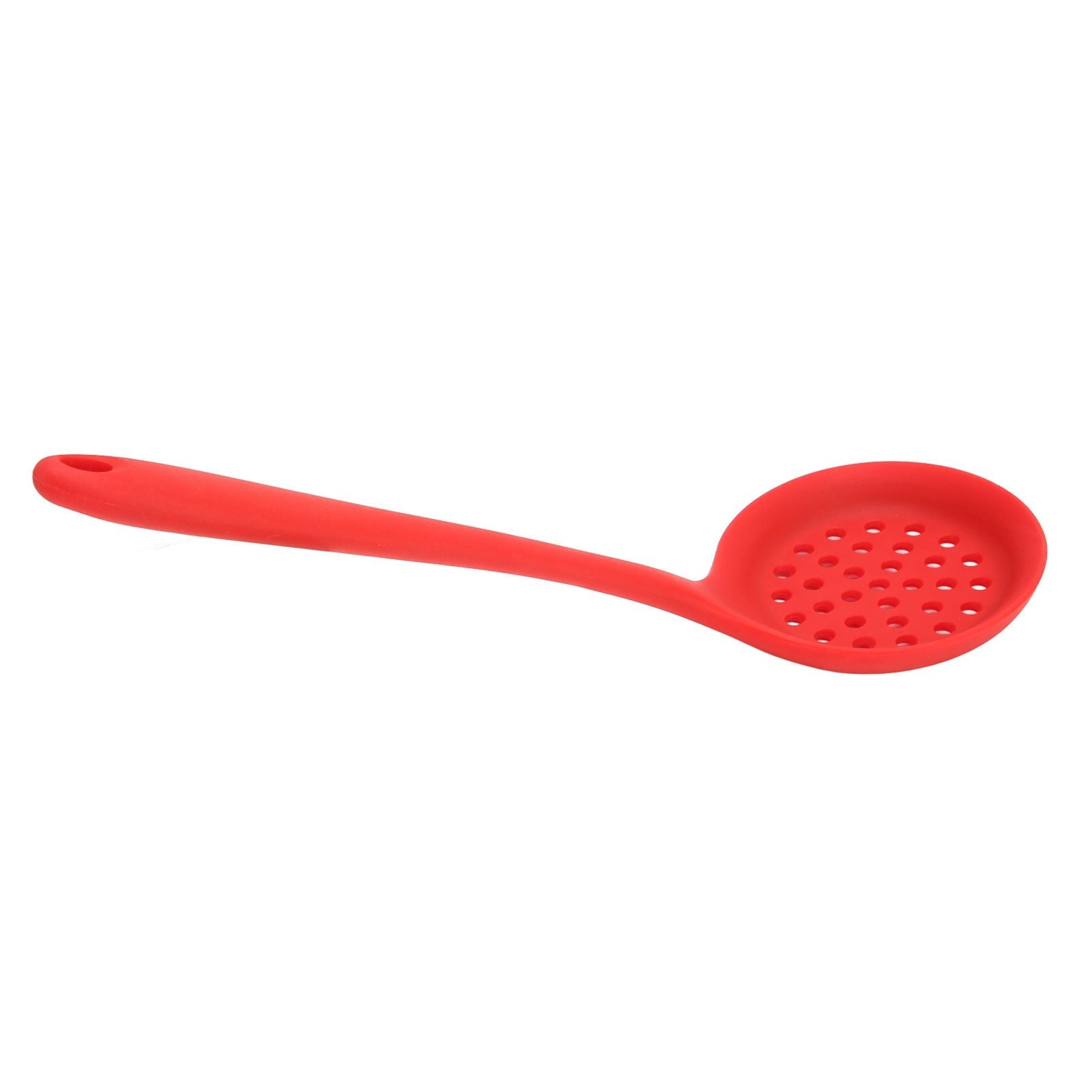 2Pcs Silicone Slotted Spoon Multifunction Soft Food Grade Silicone High Temperature Resistant Kitchen Ladle V1294-YM0523-3118220053411