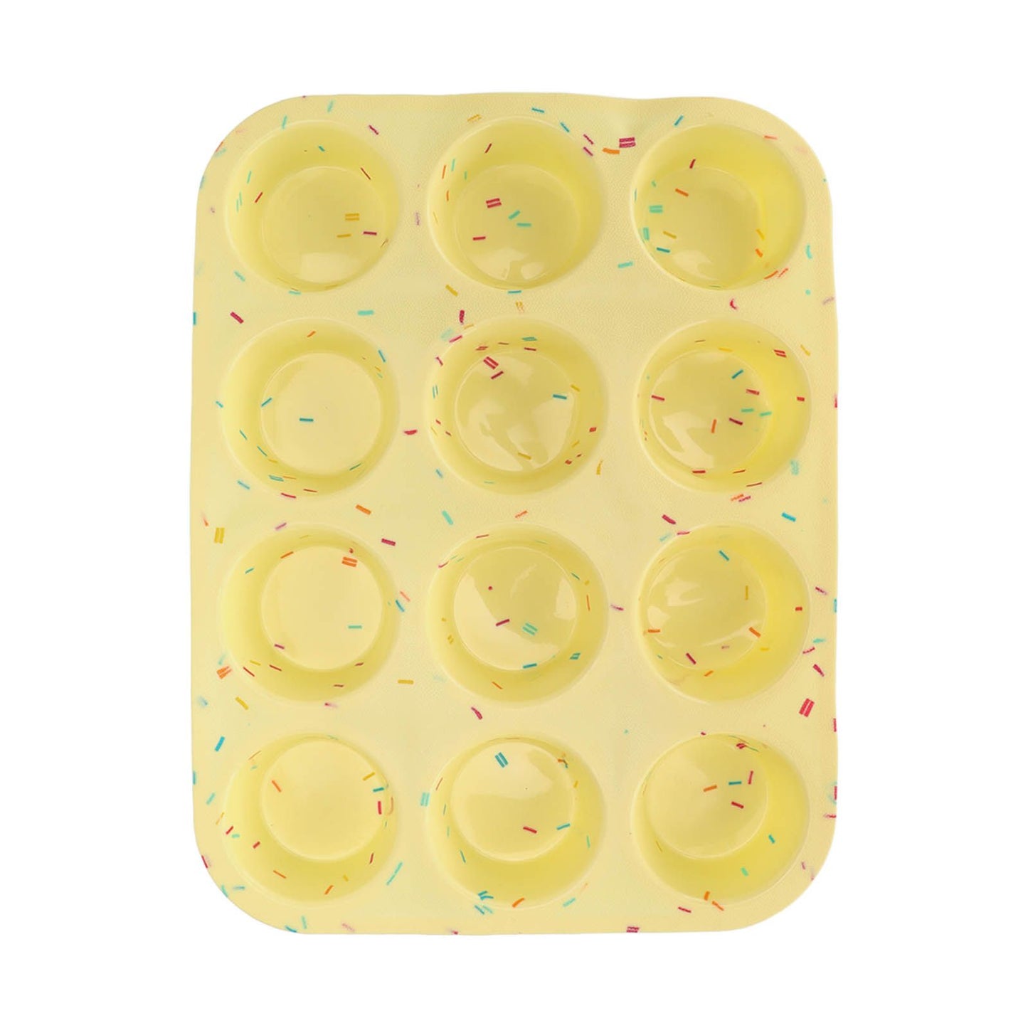 Silicone Baking Mold 12 Compartments Multipurpose Round Easter Egg Silicone Mold for Restaurant Kitchen V1294-YM0523-3118220054211