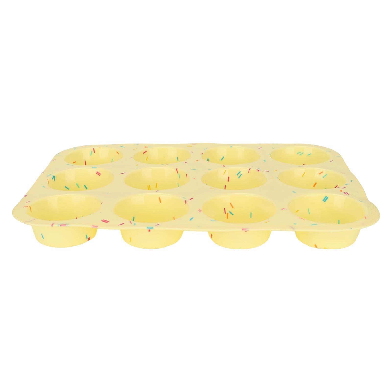 Silicone Baking Mold 12 Compartments Multipurpose Round Easter Egg Silicone Mold for Restaurant Kitchen V1294-YM0523-3118220054211