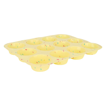 Silicone Baking Mold 12 Compartments Multipurpose Round Easter Egg Silicone Mold for Restaurant Kitchen V1294-YM0523-3118220054211