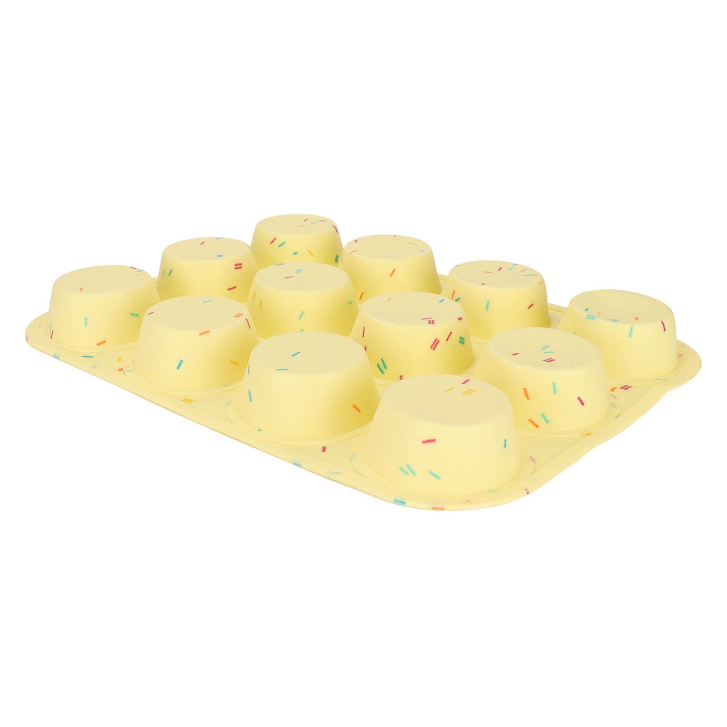 Silicone Baking Mold 12 Compartments Multipurpose Round Easter Egg Silicone Mold for Restaurant Kitchen V1294-YM0523-3118220054211