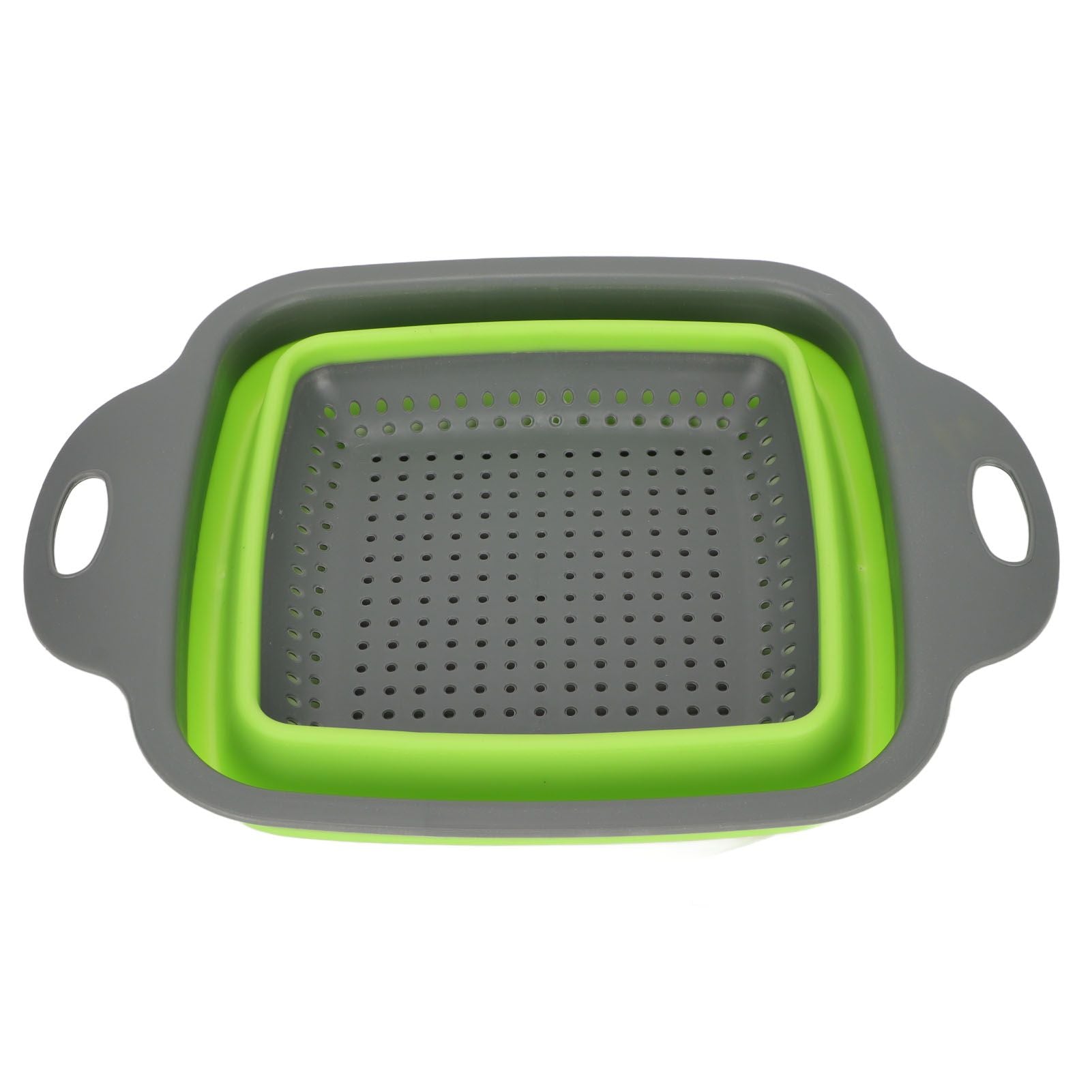 Folding Drain Basket Foldable Durable PP TPR Strong Bearing Draining Hole Vegetable Washing Basket for Fruit V1294-YM0523-3118220055511