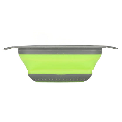 Folding Drain Basket Foldable Durable PP TPR Strong Bearing Draining Hole Vegetable Washing Basket for Fruit V1294-YM0523-3118220055511