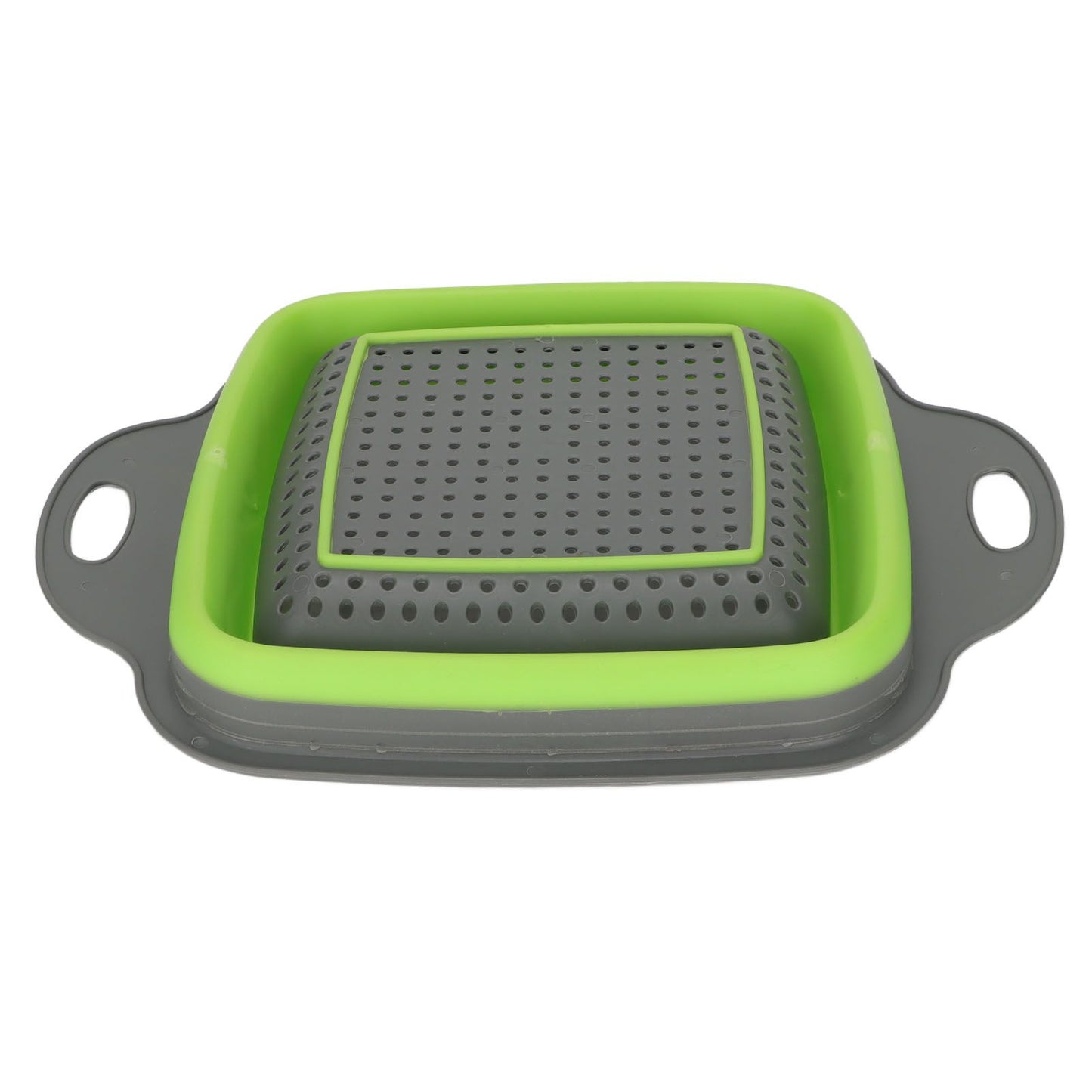 Folding Drain Basket Foldable Durable PP TPR Strong Bearing Draining Hole Vegetable Washing Basket for Fruit V1294-YM0523-3118220055511