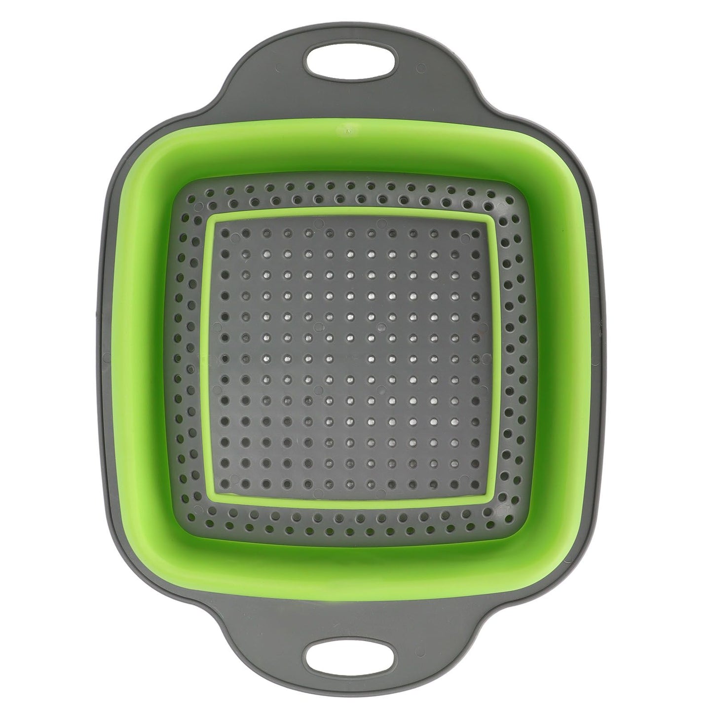 Folding Drain Basket Foldable Durable PP TPR Strong Bearing Draining Hole Vegetable Washing Basket for Fruit V1294-YM0523-3118220055511