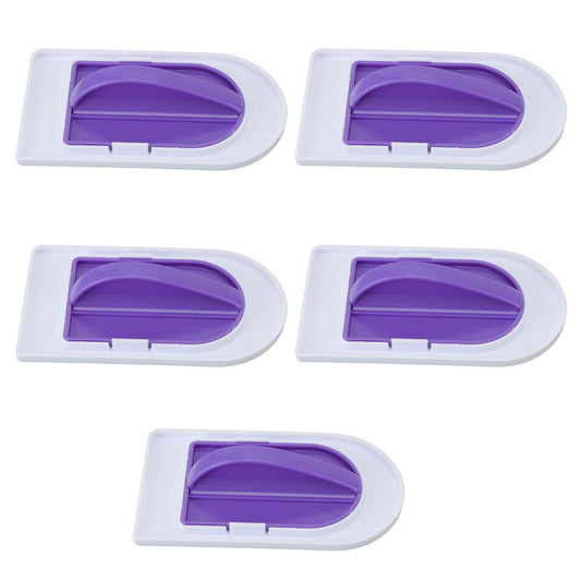 5Pcs Fondant Cake Smoother Food Grade Plastic Handle Design Cake Decorate Smoother Polisher for Home Cake Shop V1294-YM0523-3118220056111