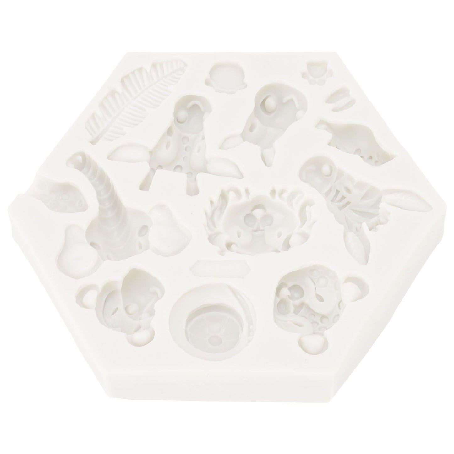 Silicone Mold Cute Animal Shape Easy Demoulding Flexible Soft Baking Mold for DIY Cake Fondant Chocolate 951 V1294-YM0523-3118220056211