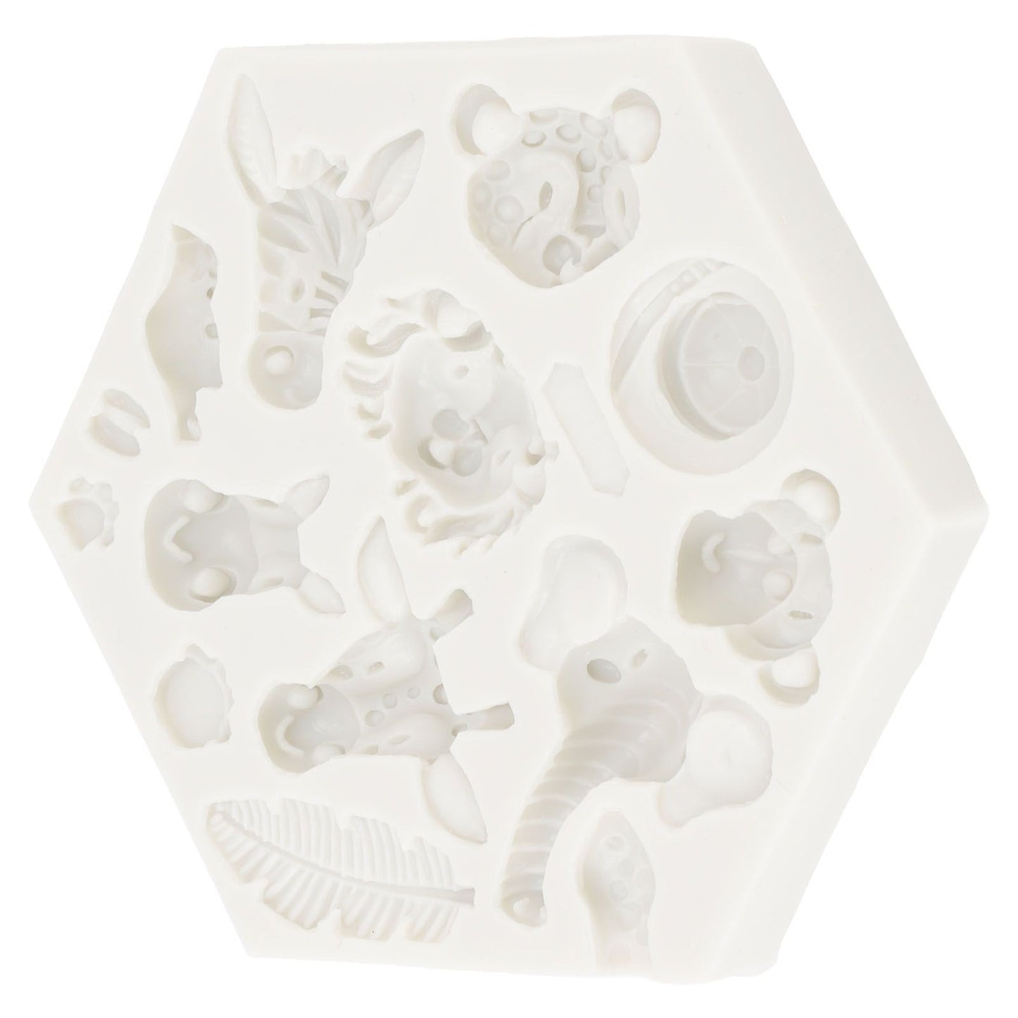 Silicone Mold Cute Animal Shape Easy Demoulding Flexible Soft Baking Mold for DIY Cake Fondant Chocolate 951 V1294-YM0523-3118220056211